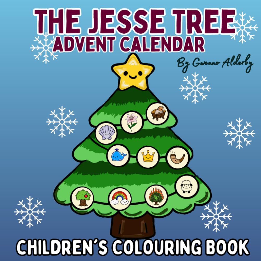 The Jesse Tree Colouring Book: Advent Calendar