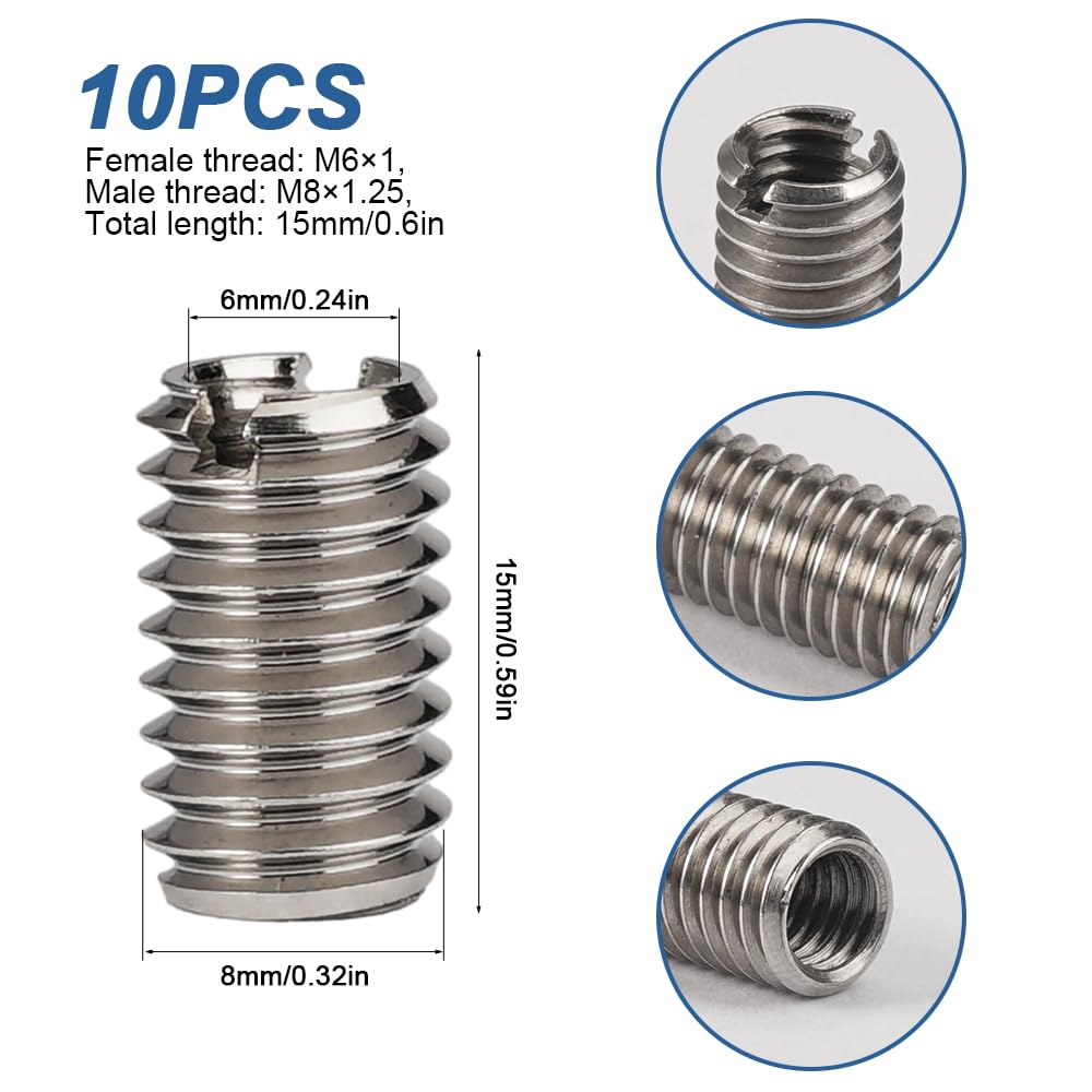 Inserti Filettati In Inox A4 Testa Piana Con Corpo Cilindrico Zigrinato M4 Grip Da 05 30mm Box Da 1000 Pezzi - Foto 4
