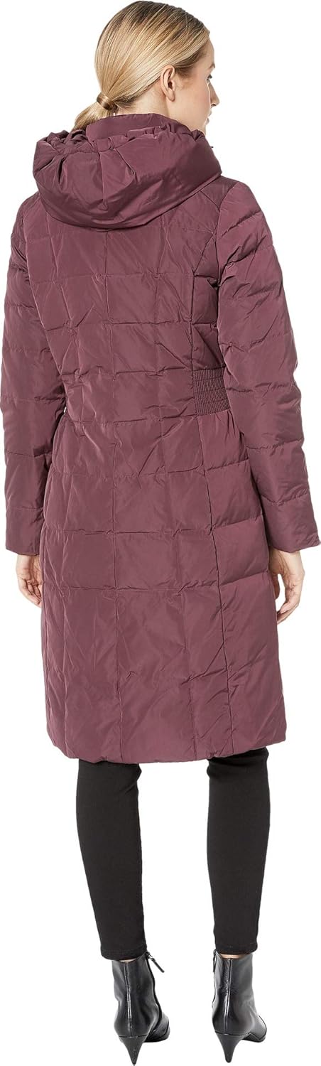 Cole Haan womens Long Quilted Puffer Coat Down Jacket - Image 3