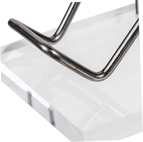 Miniatura 2 de Soporte de exhibición transparente para minerales de exhibición de roca, pedestales de ágata de coral, soporte de minerales para exhibición de