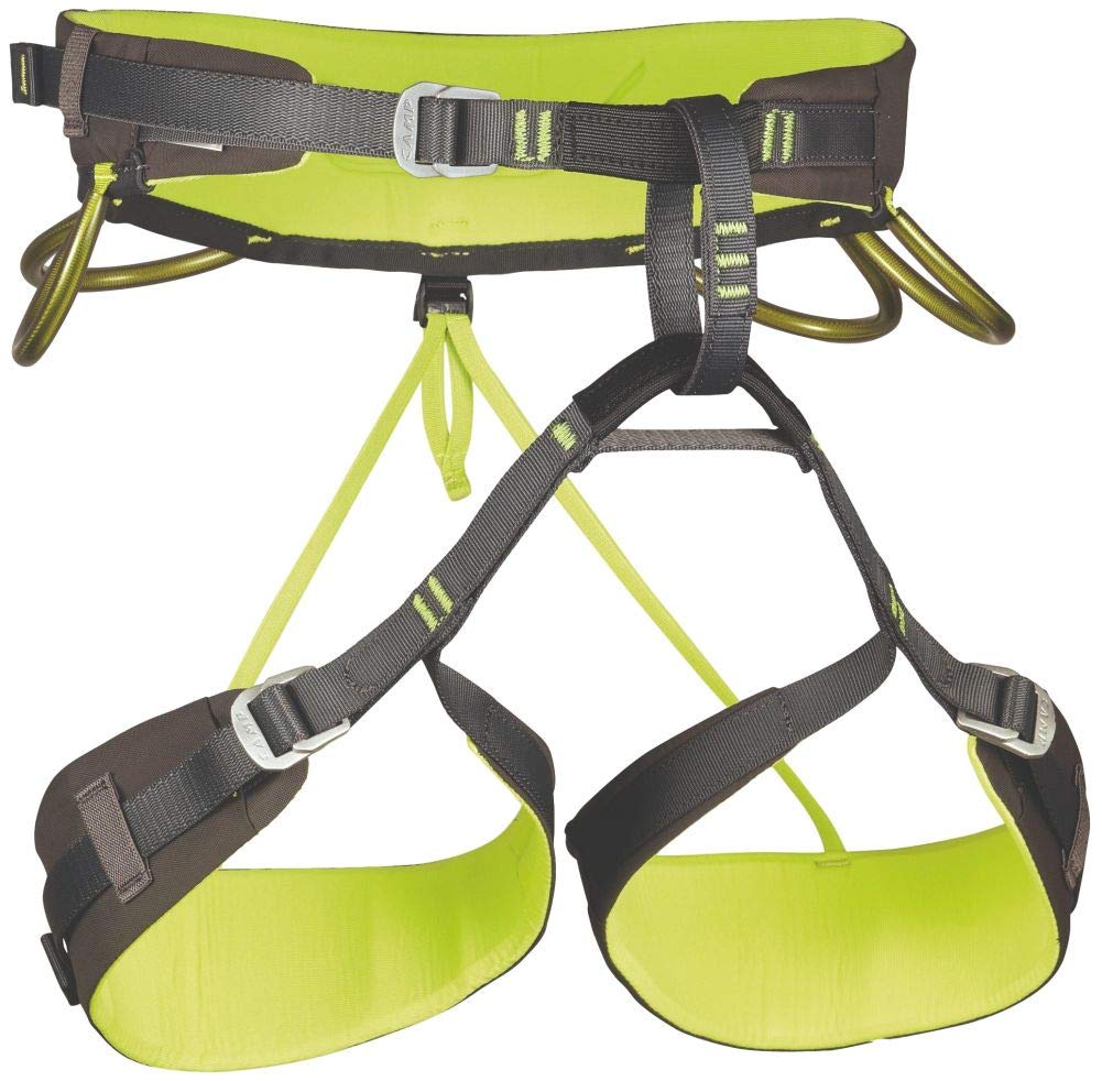 C.A.M.P. - Imbracatura di sicurezza ENERGY CR 3 Verde Misto poliestere Universale per Adulti climbers, outdoor enthusiasts Unisex