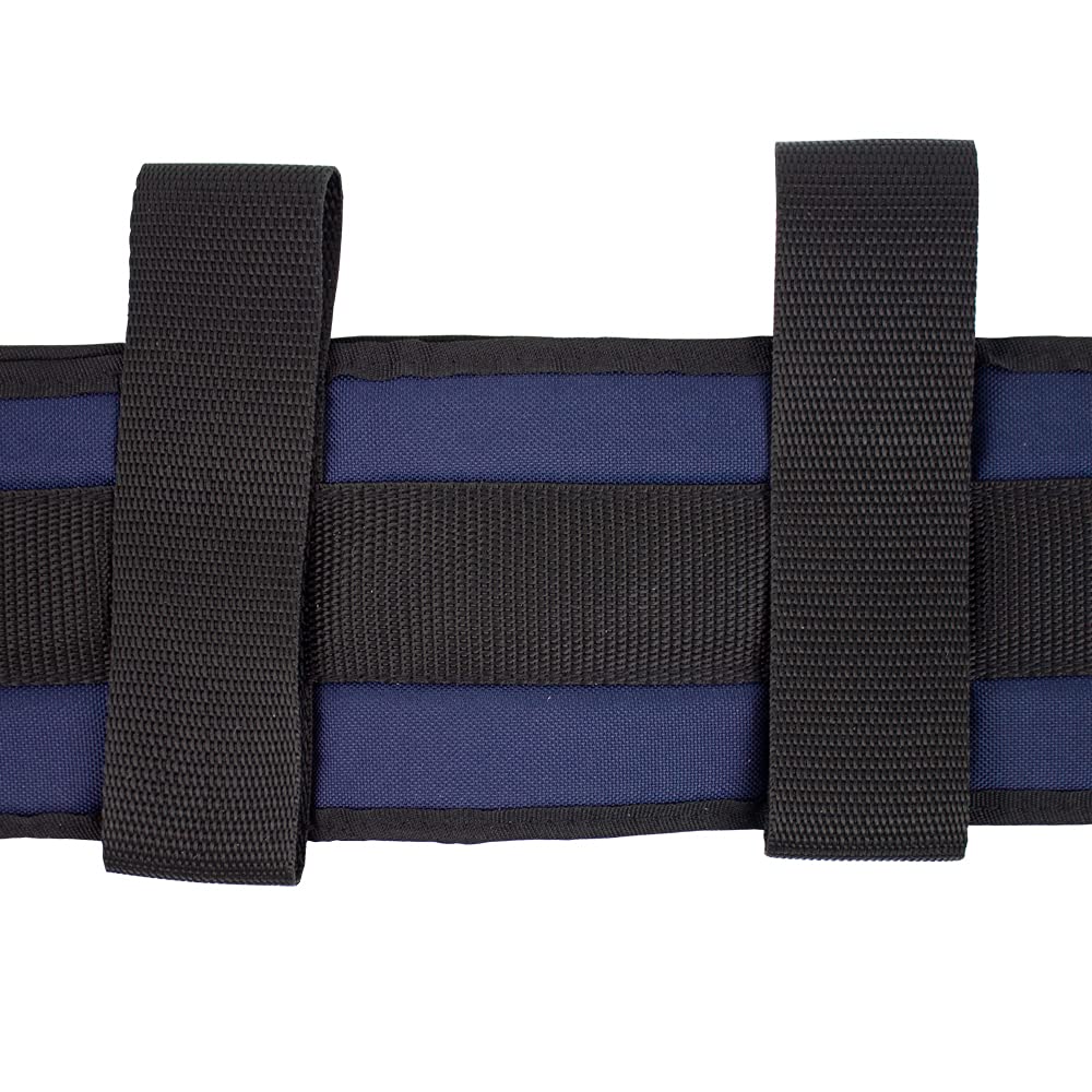 Mobiclinic - Cinturón ayuda de transferencia, 4 asas, talla unica, color azul
