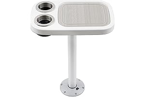 Manufacturers Select ITC Marine Cocktail Boat Table Leg Set: Essential Pontoon Accessory