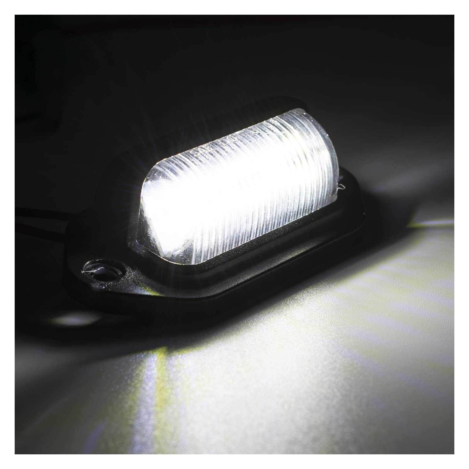 luce targa posteriore 2 Luci Per Bagagliaio Interno Per Camper, Per Roulotte, Camion, Rimorchio, Targa