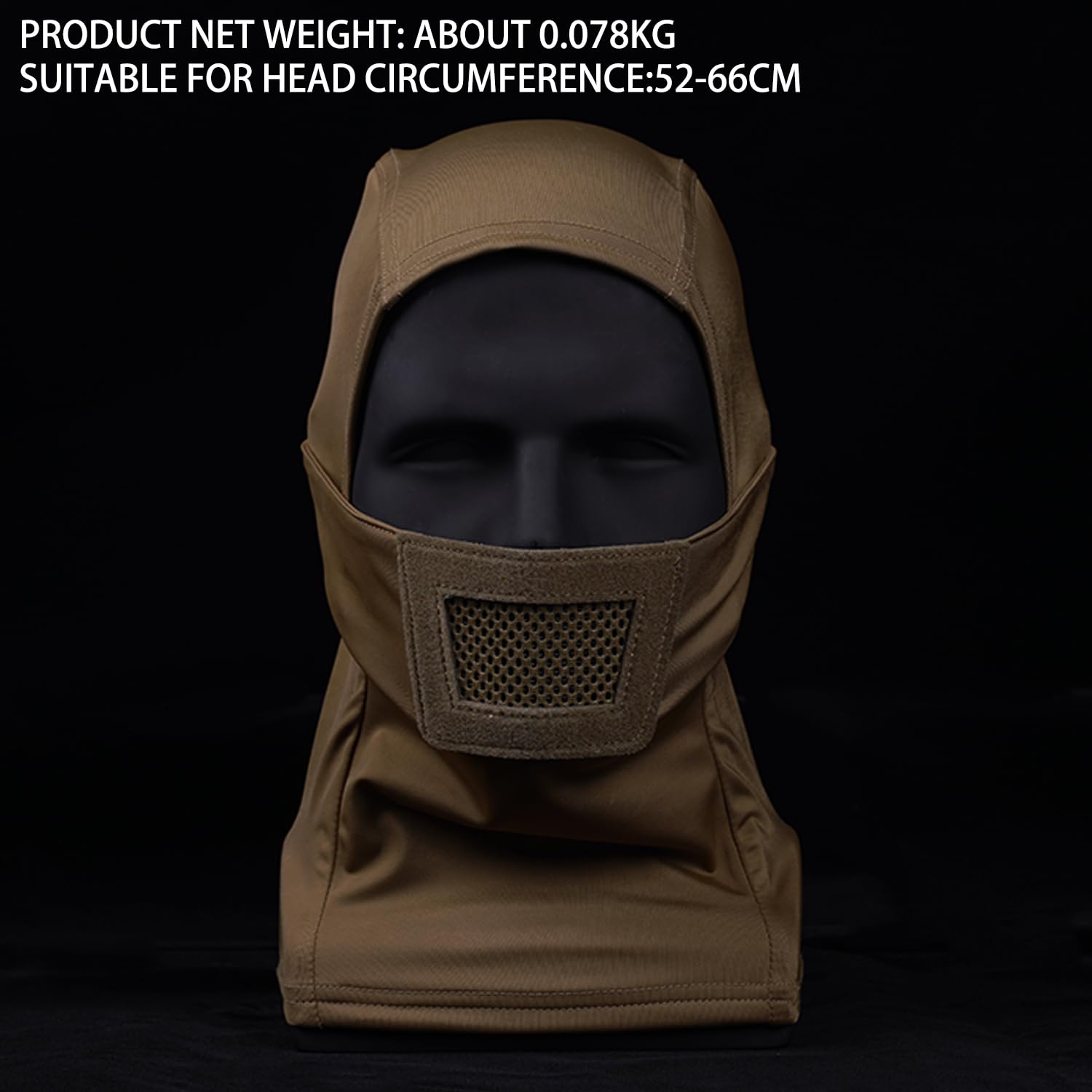 AIRSOFTPEAK Tactical Full Face Balaclava Techwear Mask For Hunting, Paintball, CS And Ninja