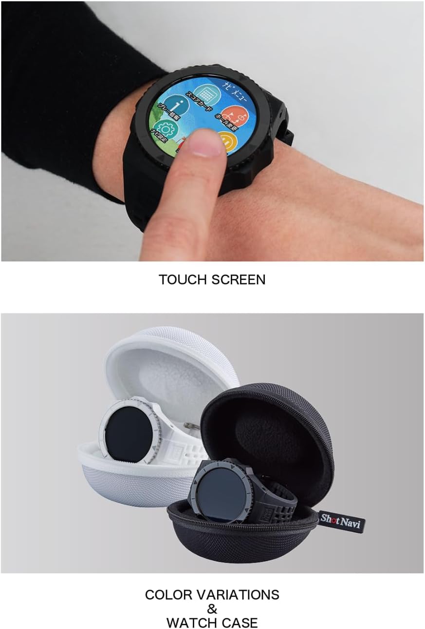 ショットナビ(Shot Navi) EXCEEDS ゴルフ GPSナビ 腕時計 1.4インチ大