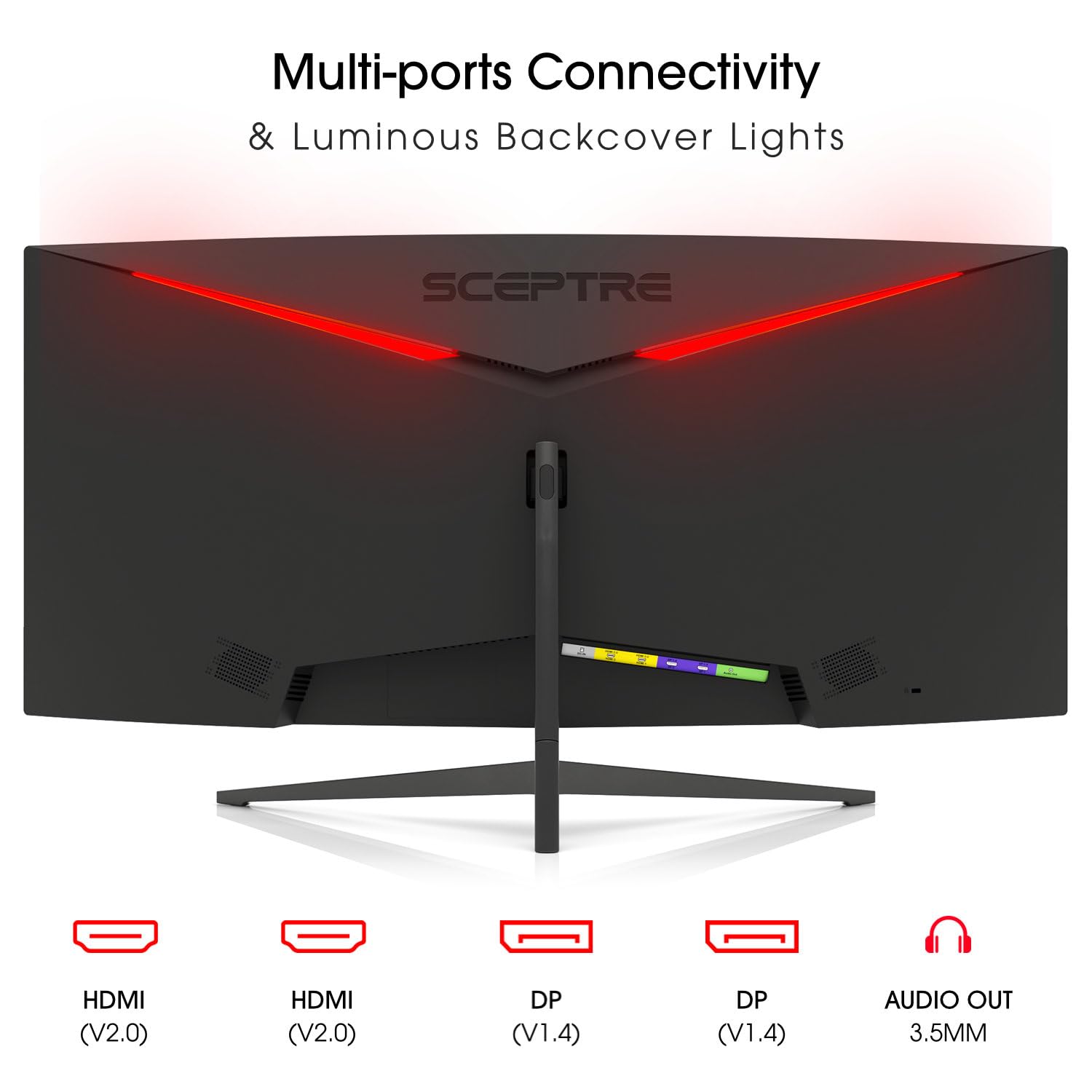 Amazon.co.jp: Sceptre カーブ30インチ ゲーミングモニター 200+Hz