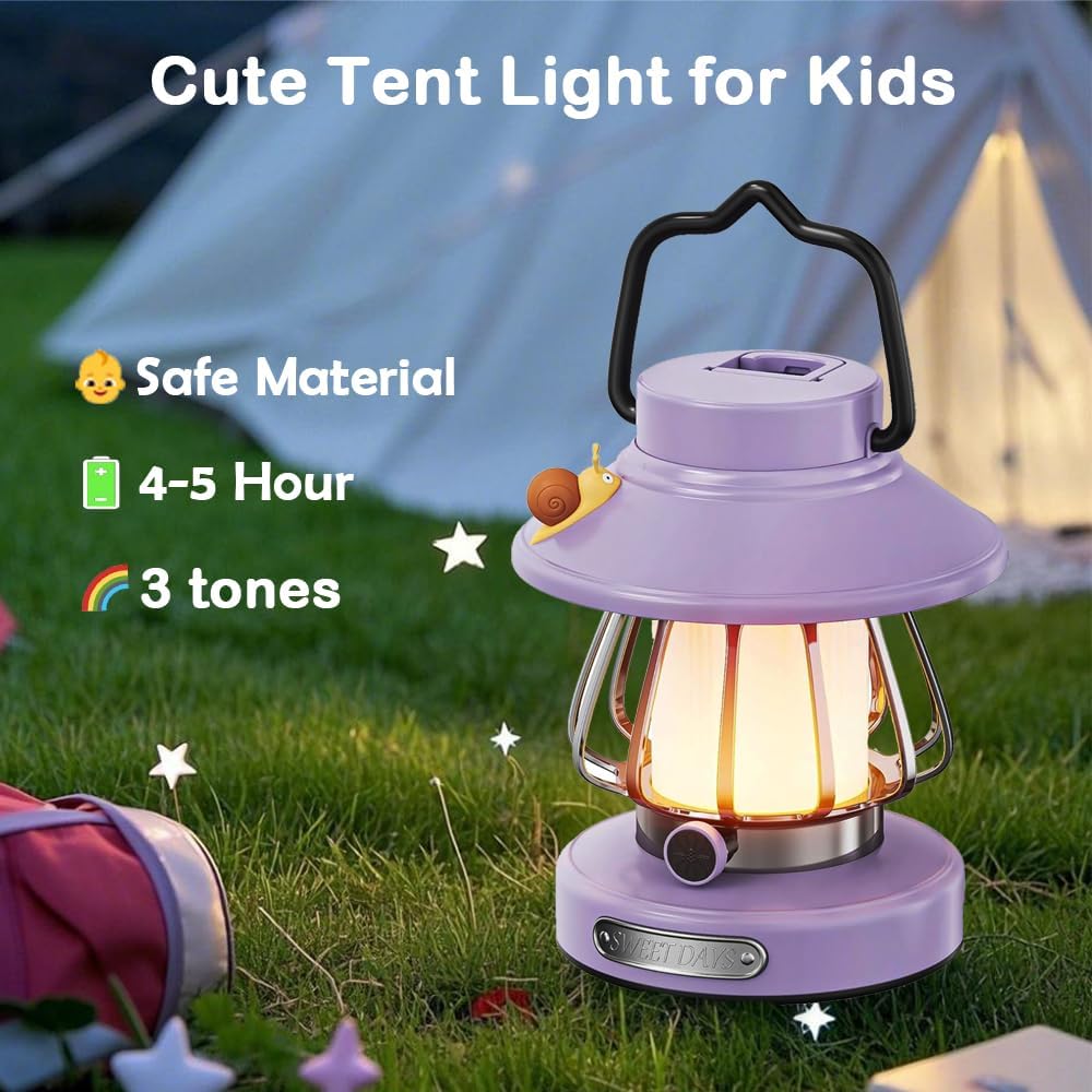 Camping Lantern& Kid Toddler Flashlight