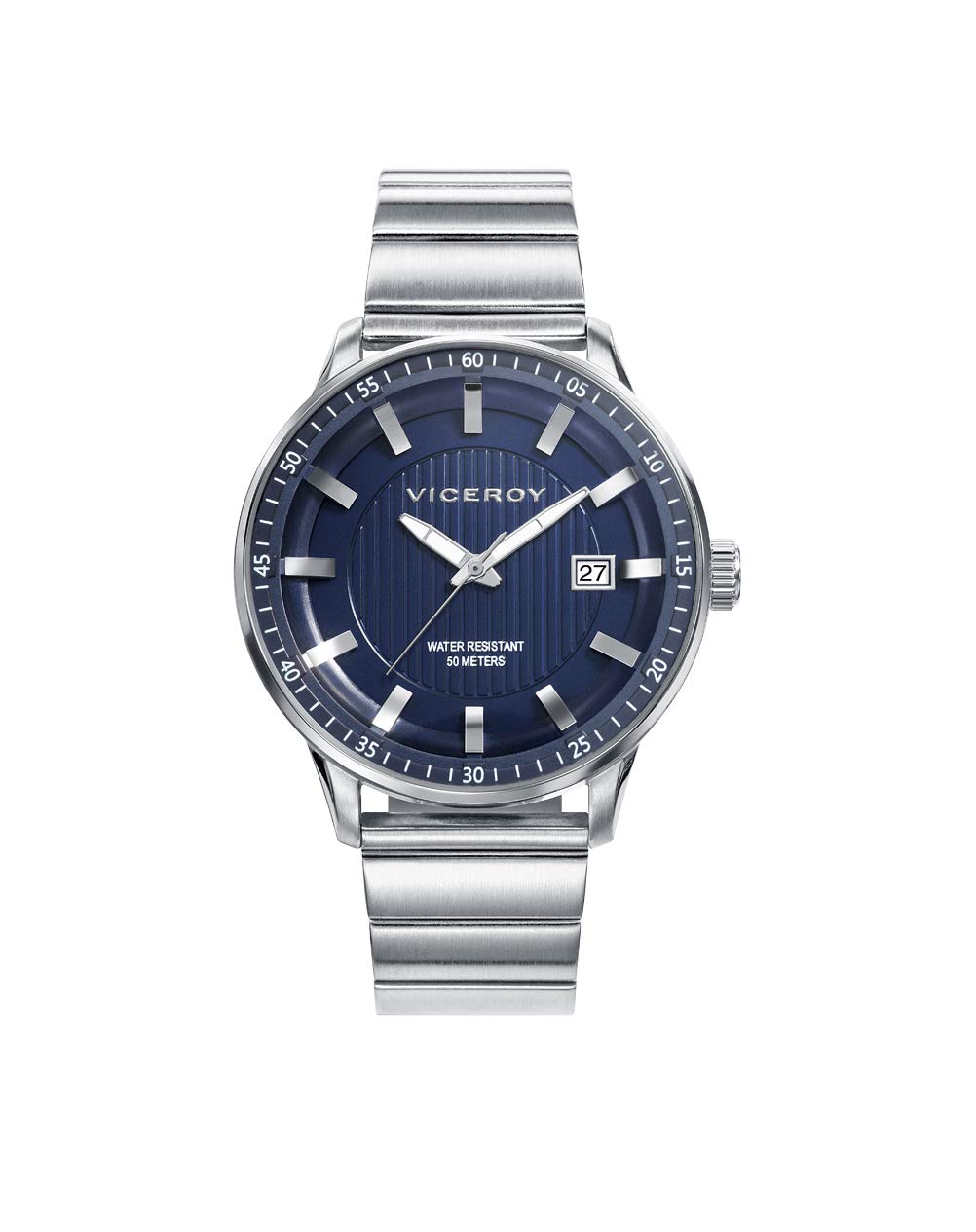 ViceroyReloj Analogico para Hombre de Cuarzo con Correa en Acero Inoxidable 42317-37