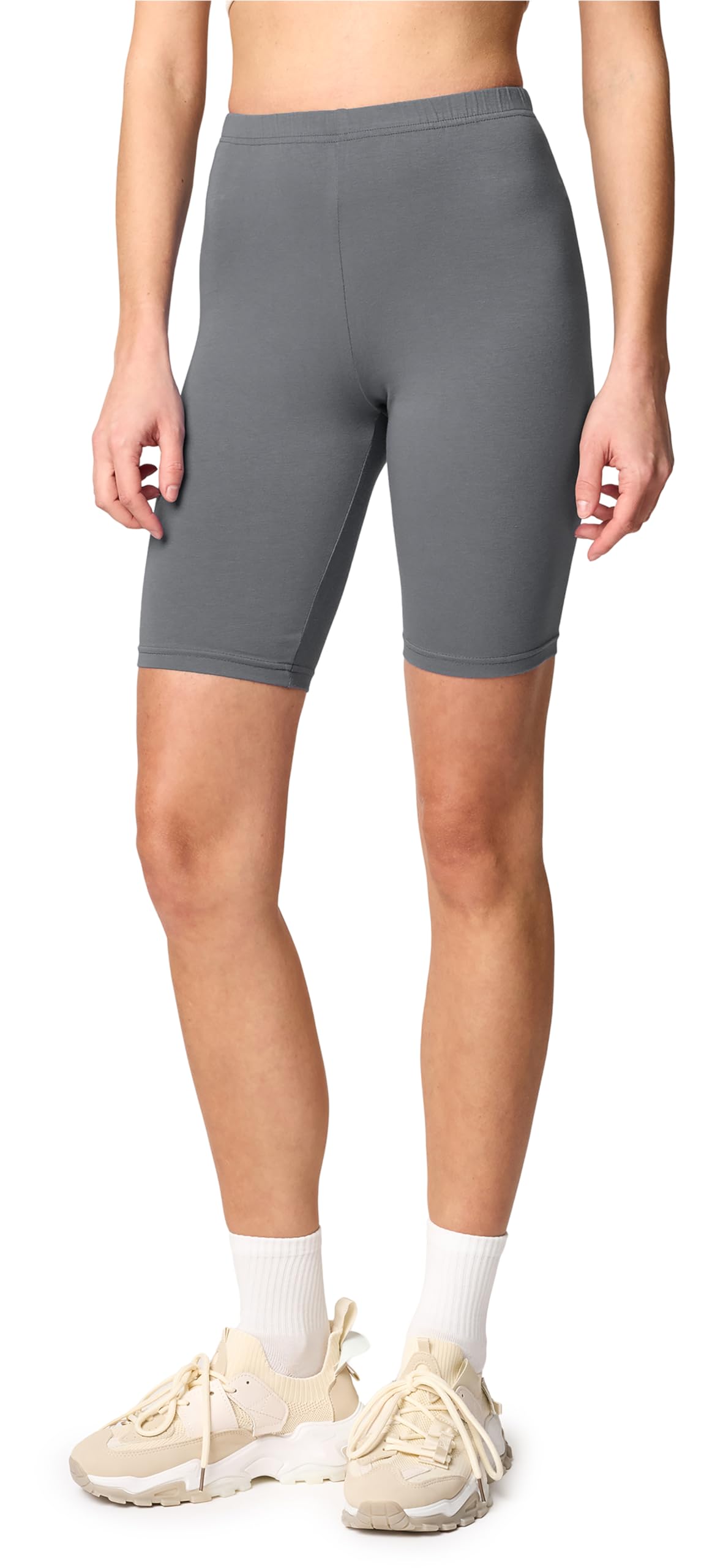 Merry Style Kurze Leggings Damen Shorts aus Baumwolle Komfortable Kurze Hose Radlerhose Ideal für den Alltag und Sportaktivitäten MS10-200