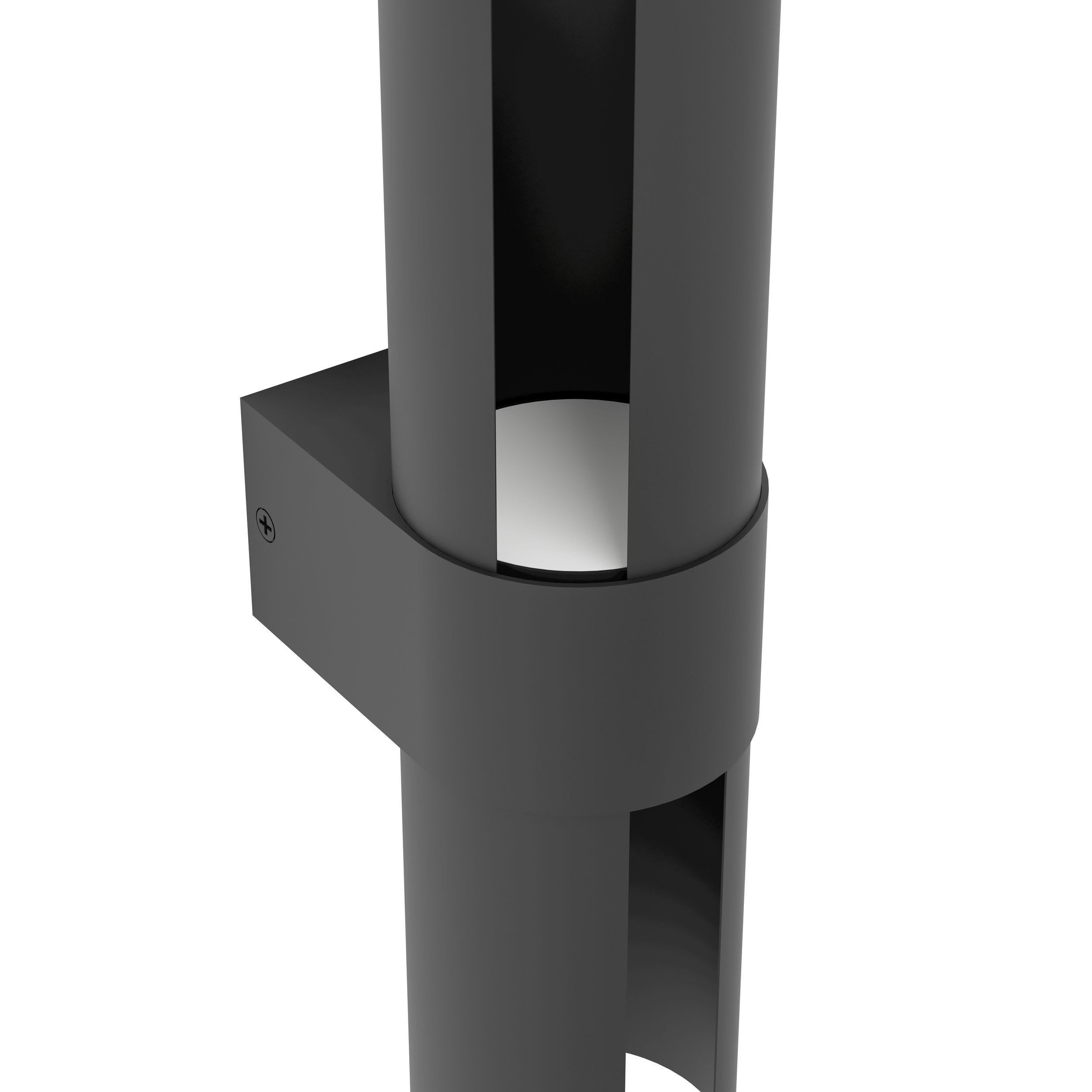 Eglo LED applique esterna Montelauro, lampada da parete girevole, luce | decorativa in alluminio nero, illuminazione calda - neutra - fredda, IP65