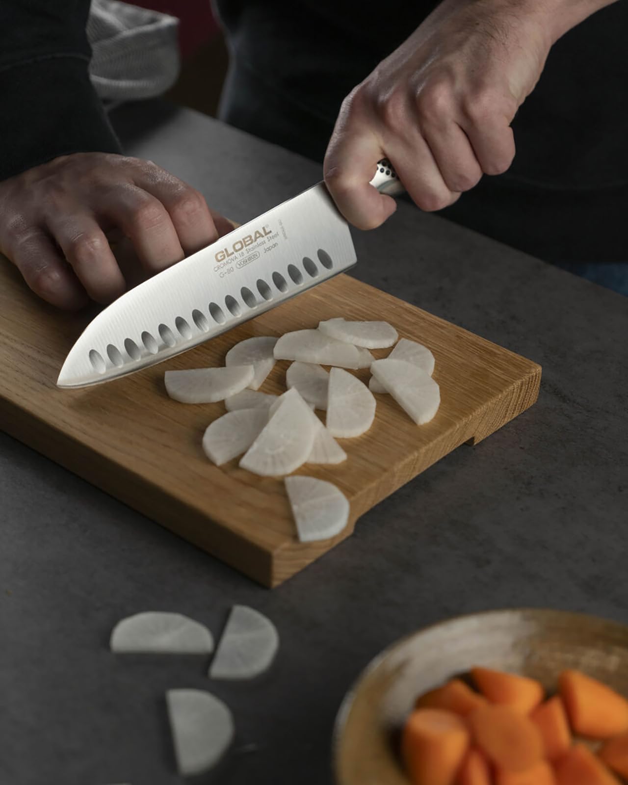 Amazon.com: Global 3 Piece Knife Set - 7 inch Hollow Ground
