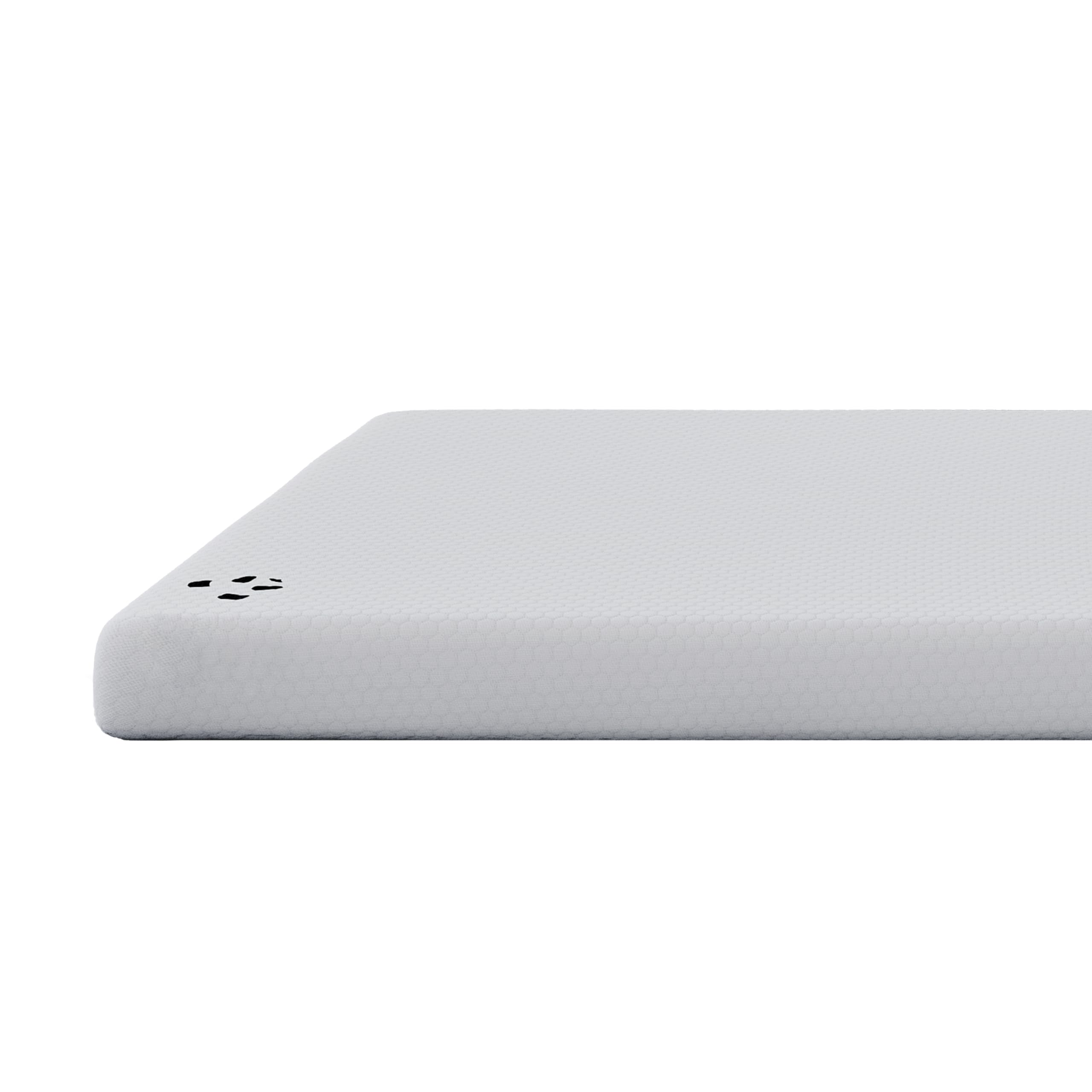 VISCOFLEX Topper per materasso a grandezza naturale, 10 cm, in gel memory foam con rivestimento ultra morbido, certificato Certipur-Us e Oeko-Tex, blu