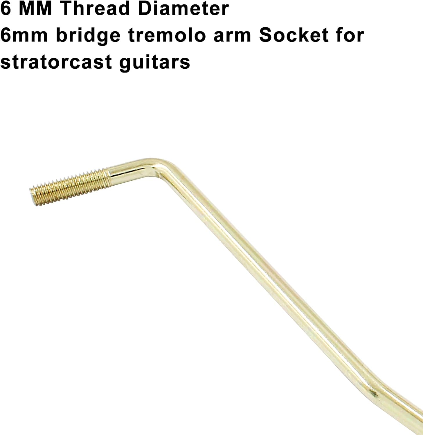 Murtenze 6MM Tremolo Arm Electric Guitar Whammy Bar, Gold image 3