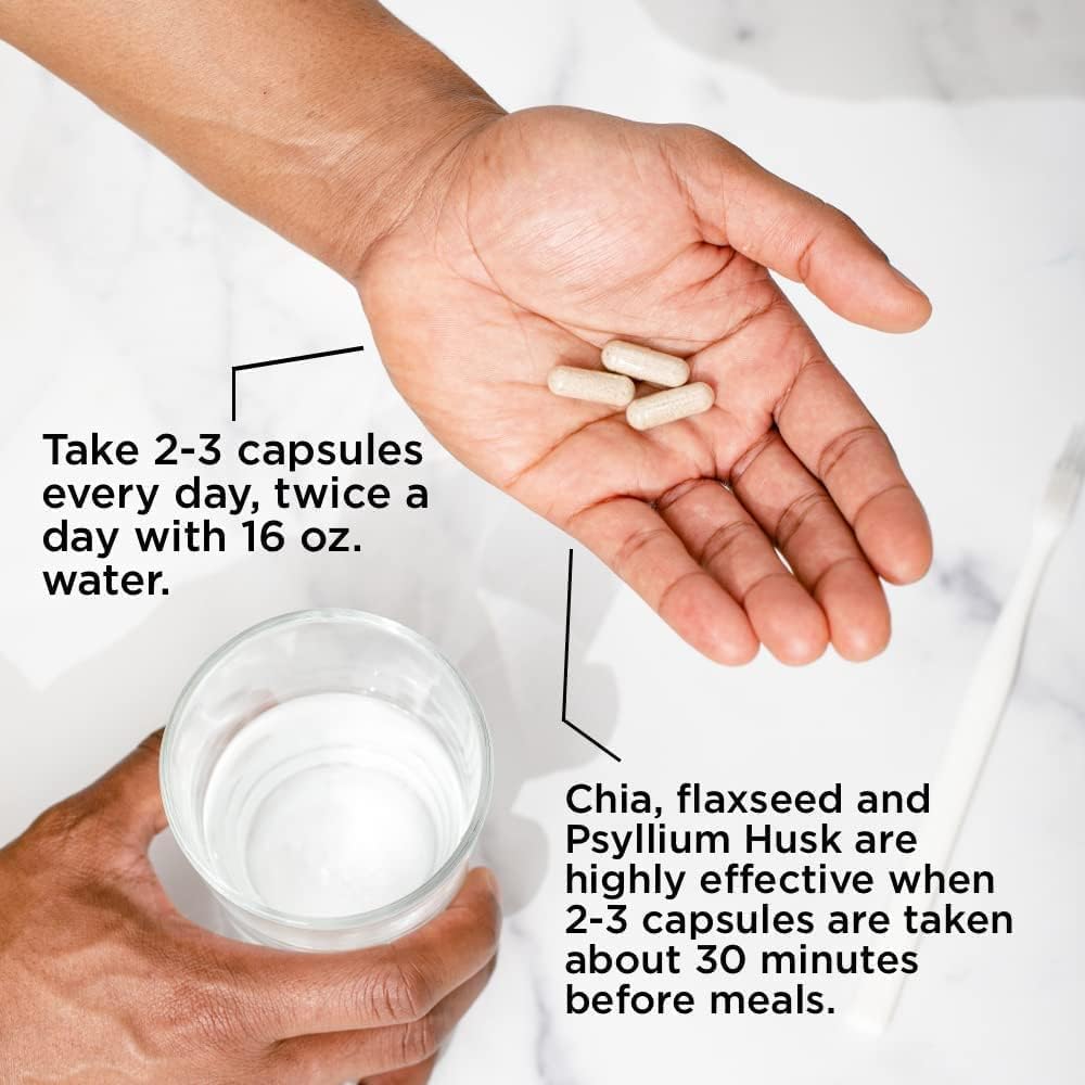 Pure for Men Original Stay Ready Fiber Supplement (120 Capsules) + Vegan Multivitamin (120 Capsules)