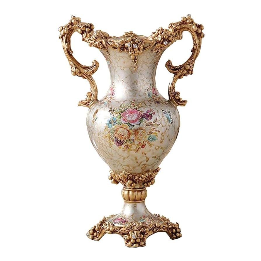 RiSaO＊❤️ Amazon.com: ZR-DECOR American-Style Retro Resin Large Flower