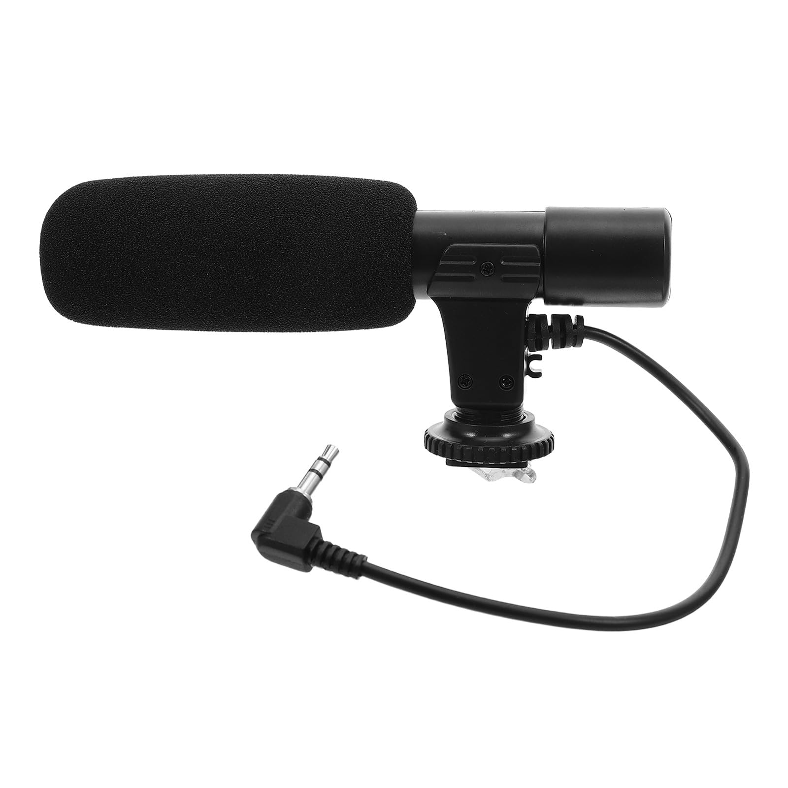 Micrófono Profesional para Videocámara y Teléfono, Alta Sensibilidad Estéreo, Ángulo de 90/120 Niveles para Grabación Clara y Precisa