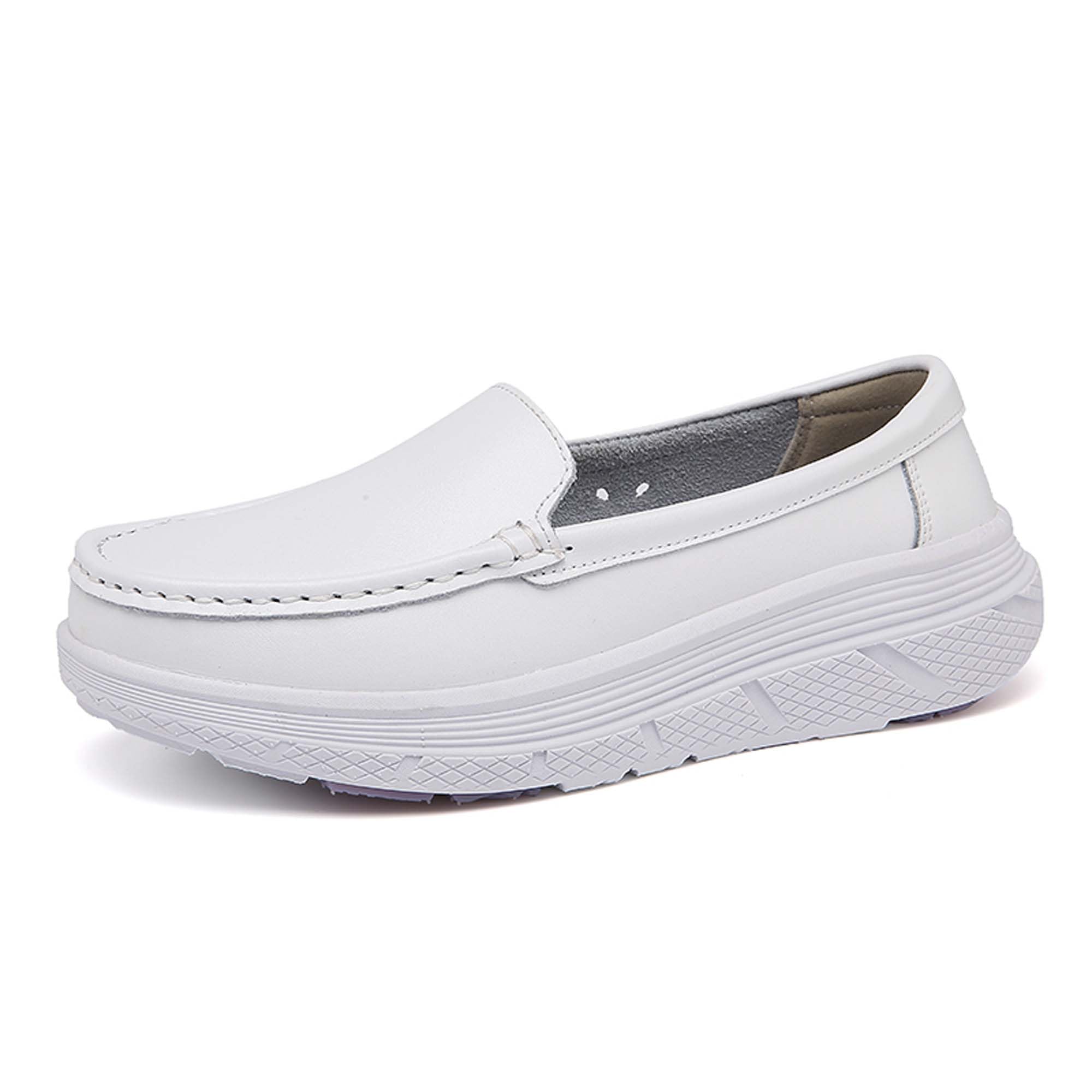 cnuei Nurse Shoes Women's Nursing Shoes Non-Slip Breathable Restaurant Service Shoes Comfortable Soft Bottom Nursing Work Shoes Women's White Nurse Shoes