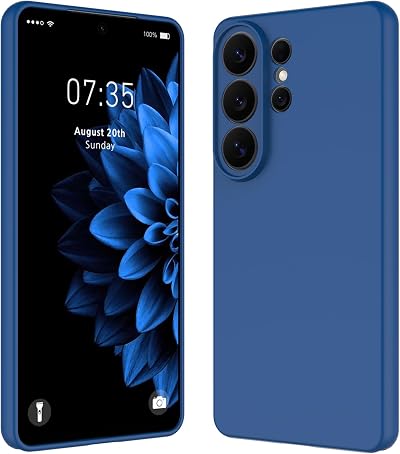 HAII for Samsung Galaxy S26 Ultra Case, Slim Liquid Silicone for Women Men with Scratch-Resistant Microfiber Lining Shockproof Soft Silicone Protective Phone Case for Galaxy S26 Ultra (Blue)