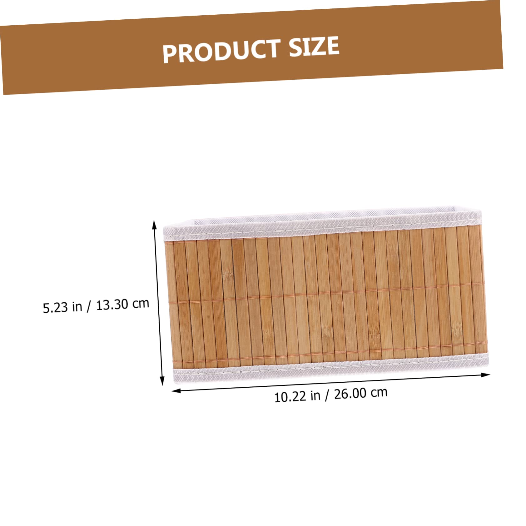 Garneck 2pcs Storage Basket Desktop Sundries Basket Bread Basket Fruit Containers Foldable Hamper Container for Food Sundries Holder Foldable Desktop Storage Basket Home Canvas