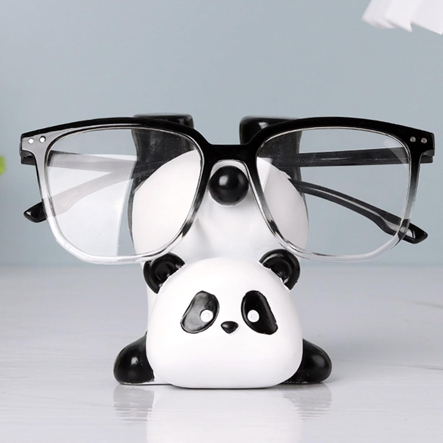 hejhncii Spectacle Holder Stand Lovely Glasses Stand Eyeglasses Display Rack Resin Eyewear Organizer for Eyeglass Bedside Table Glasses Rack