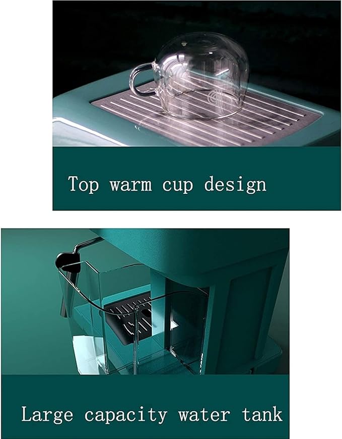 Cafetera Semi Automática Espresso 20 Bar 800 ml con Espumador de Leche miniatura 4