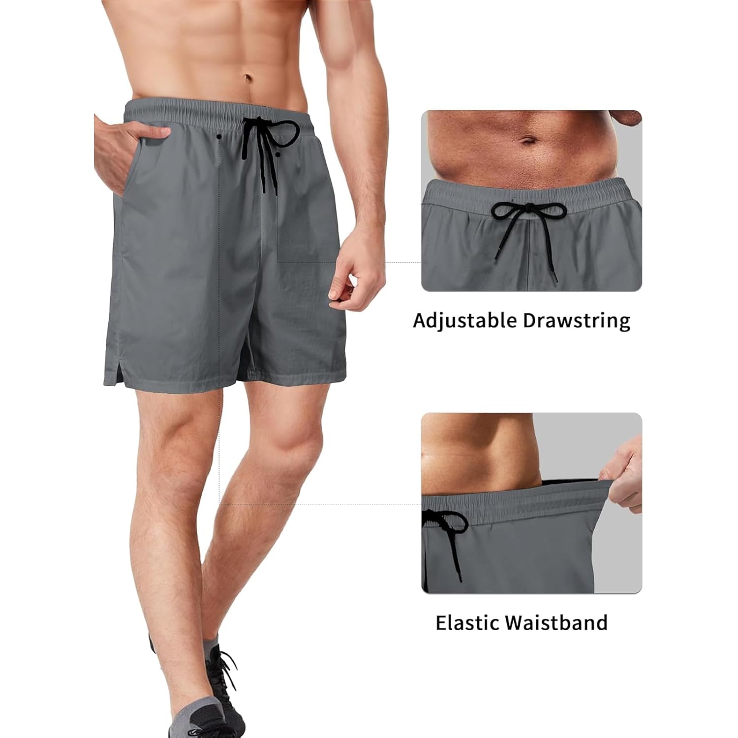 Shorts atléticos masculinos de 12 cm com costura interna para treino, academia, corrida, shorts masculinos de secagem rápida e leve para o verão em promoção! Veja a oferta e mais achadinhos de Shorts & Bermudas 2 Hoje é o melhor dia para comprar Shorts atléticos masculinos de 12 cm com costura interna para treino, academia, corrida, shorts masculinos de secagem rápida e leve para o verão com aquele preço maroto! Promoção! Aproveite a oferta! 2