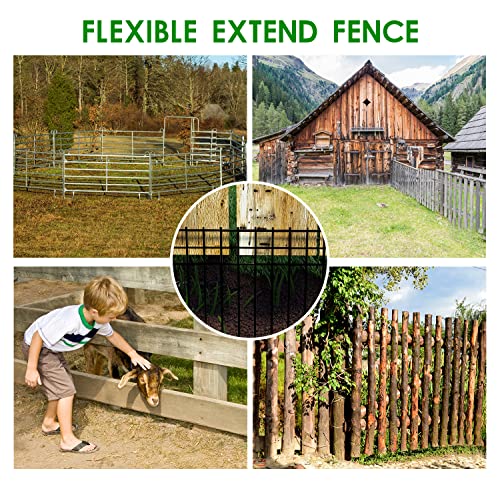 24X15-Inch No Dig Animal Barrier Fence, 15 Pack Dig Protective Fence With 1.5 Inch Spike Spacing, Dog/Rabbit/Groundhog Underground Fence, Galvanized Outdoor Garden Metal Fence … #TOP5