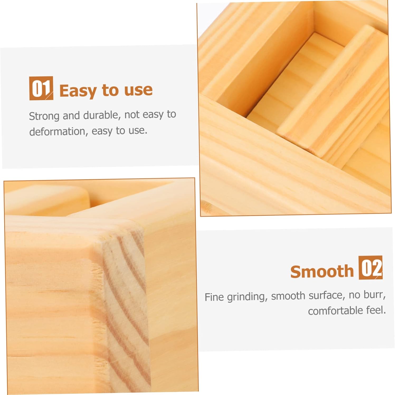 PRETYZOOM Wooden Sushi Mold Sushi Making Tool for Beginners Nigiri Kit Maker Roll Maker Diy