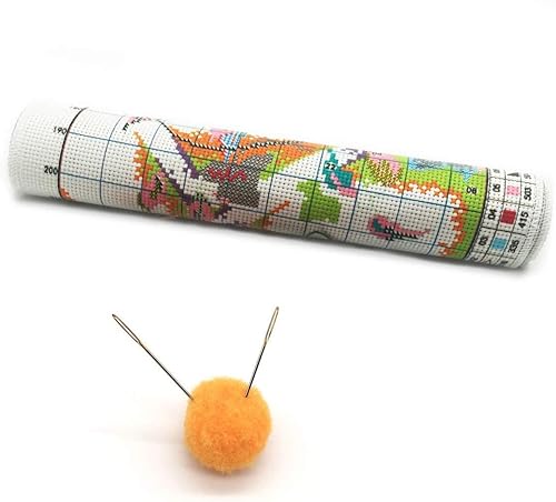 Miniatura 2 de Maydear - Kit de bordado de punto de cruz con estampado para principiantes, hilo 11CT de 3 hebras