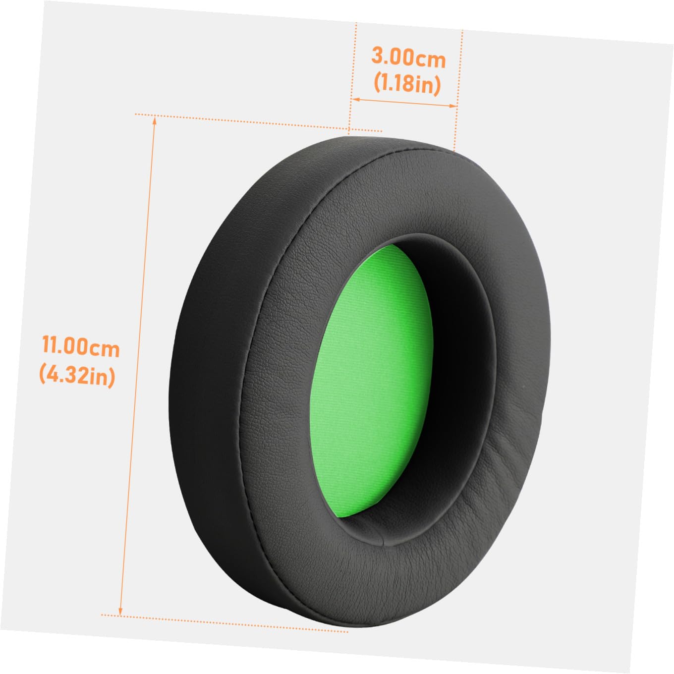 Mobestech 3pares Almohadillas De Repuesto para Auriculares Kraken Cómodas y Fáciles De Instalar Pack De Diseño Ergonómico Mejoran La Calidad del Sonido