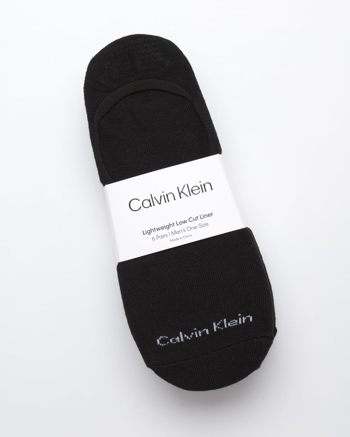 Calvin Klein Mens No Show Socks - 6 Pack Soft Cotton Blend Invisible Liners Low Cut Socks for Men with No Slip Heel Grip - Image 2