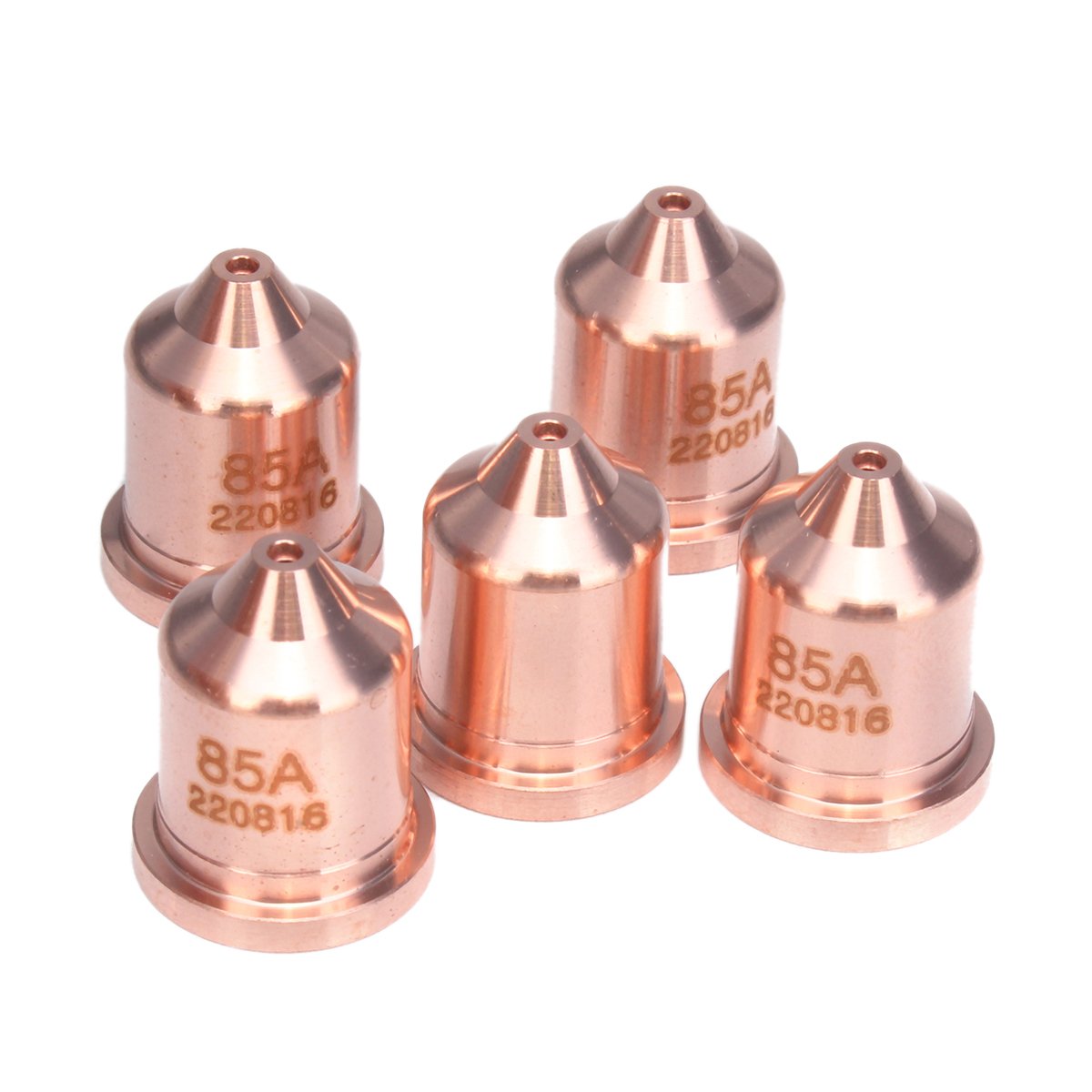 5Pcs/Set 220816 85A Electrode Tip Nozzle Cutting Plasma Consumable Nozzles