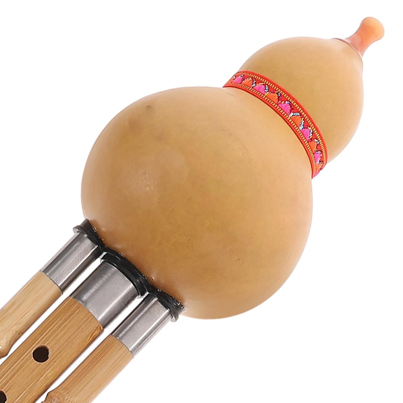 Instrumento De Flauta Hulusi Instrumento Musical Étnico Chino C Clave Cucurbit Flauta Calabaza Bambú Hulusi Hecho A Mano De Madera