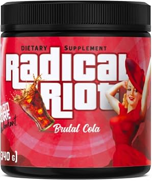 American Supps  Premium Pre-Workout Booster [340g] - Cola - 300mg Caffeine + Beta-Alanine + L-Citrulline Malate
