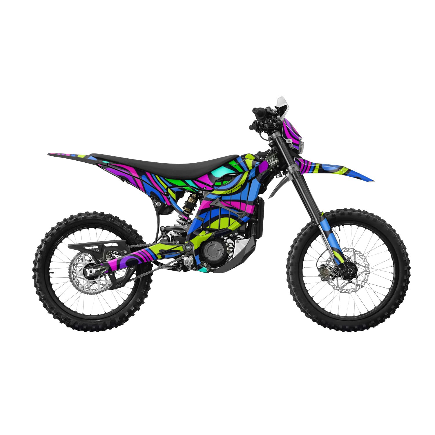 Surron Ultra Bee Graphics Kit Wrap - Fluorescent - Sur-Ron Skin - Premium 3M Vinyl Protective Wrap Decal Cover - Easy to Apply | Crafted in The USA by MightySkins