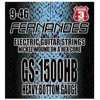 Amazon.co.jp: FERNANDES GS1500HB NI エレキギター弦