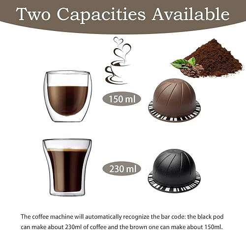 Miniatura 4 de 100 piezas de láminas de aluminio para reutilizar cápsulas de café Vertuo Vertuoline compatibles con Nespresso Vertuoline 2.244 in (100 tapas de