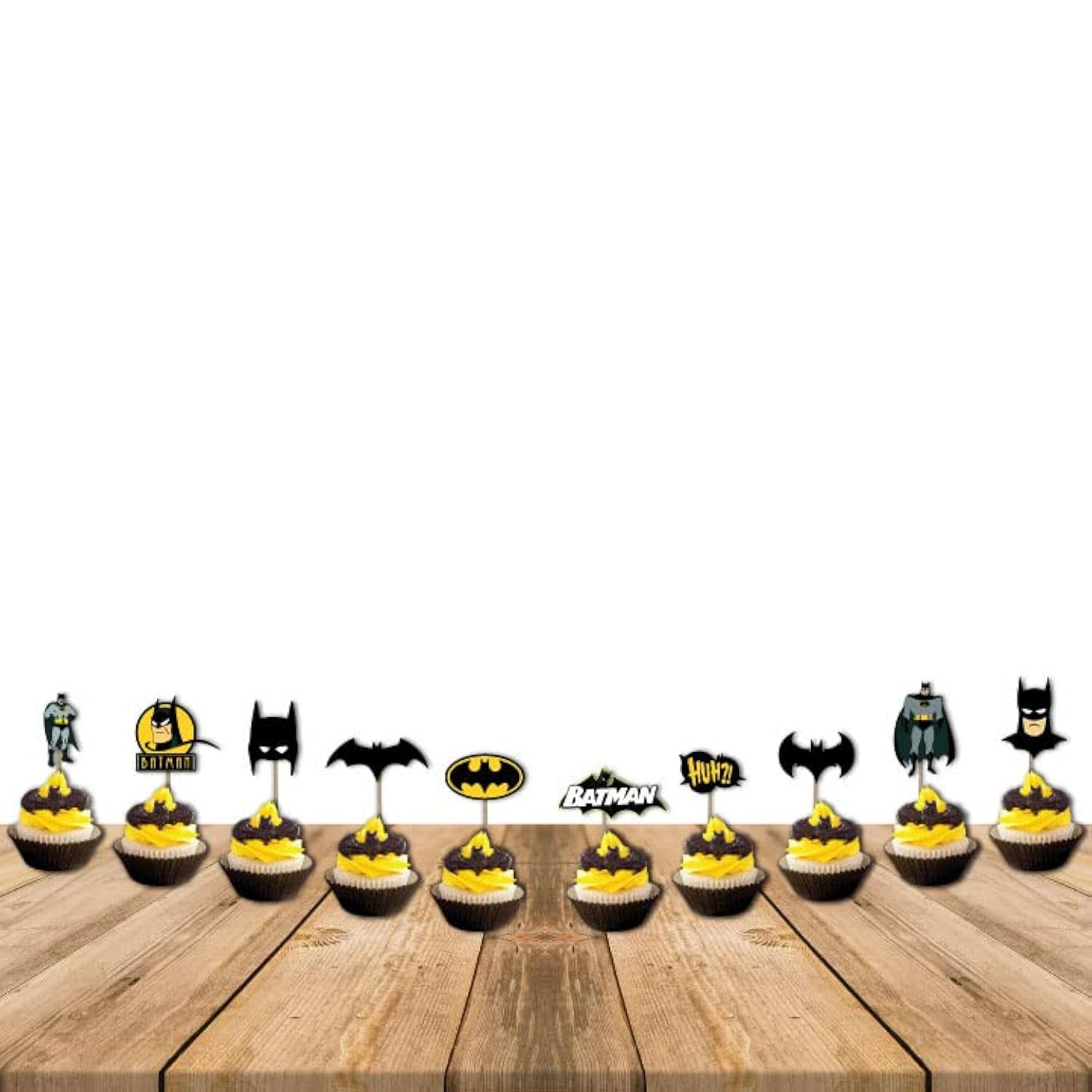 Festiko® Superhero Birthday Party Supplies for Kids, Superhero Party Decorations, Birthday Decorations,20 Pcs Cup Cake Toppers