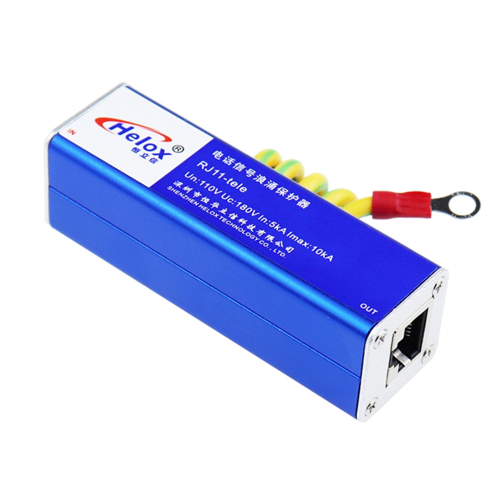 UJEAVETTE® RJ-11 Telephone Fax Surge Protector Thunder Lightning Proof Arrester-picture-12