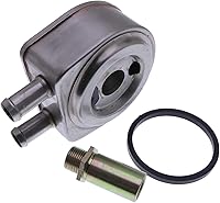 Vista 3 de IEQFUE Enfriador de aceite 245-1361 1730413 2389136 P2486A218 compatible con Caterpillar 242B2 247B 247B2 257B2 C1.5 C1.7 C2.2 3013C 3024C 3024T