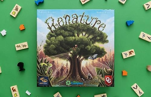 Miniatura 3 de Capstone Games Renature, juego de mesa de estrategia, transforma el valle contaminado en un ecosistema próspero, reglas fáciles de seguir, a partir
