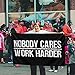 Nobody Cares Work Harder Flag Outdoor Banner, 3x5 ft Garden Flag for Decoration Outdoor Sign