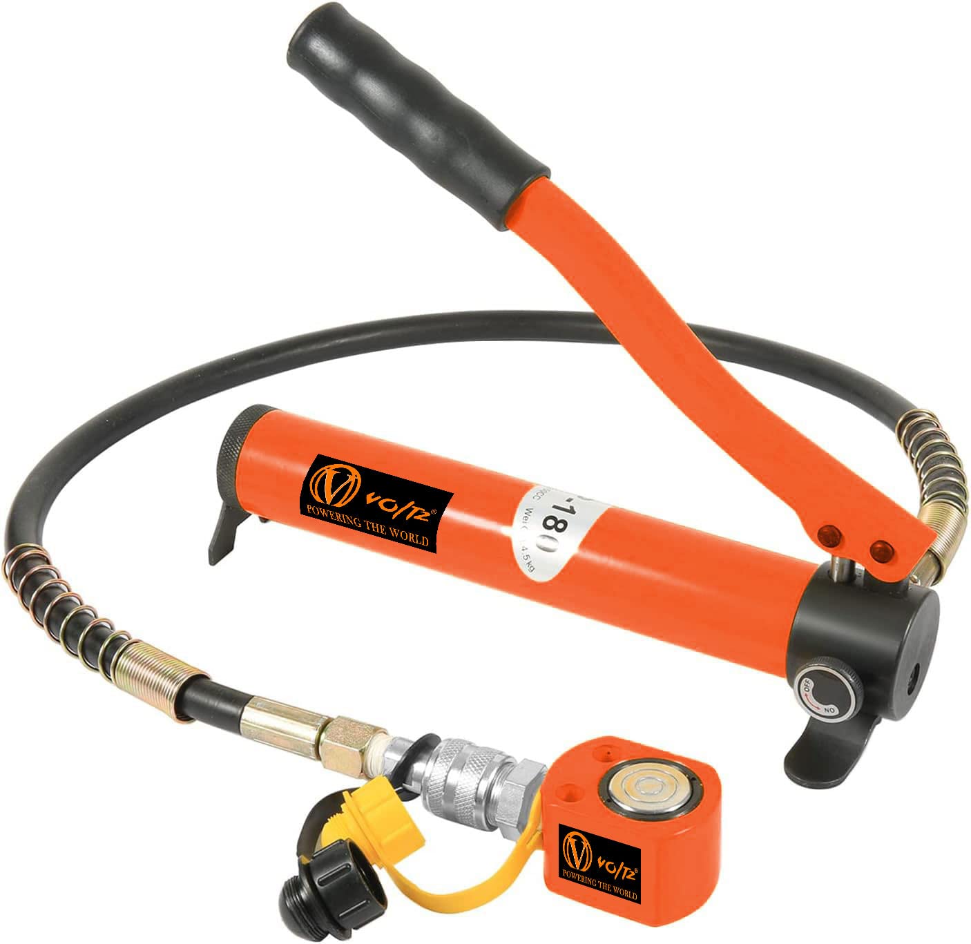 VOLTZ VZ-FPY-5T + CP180 Hydraulic Cylinders Jack With Hand Pump CP