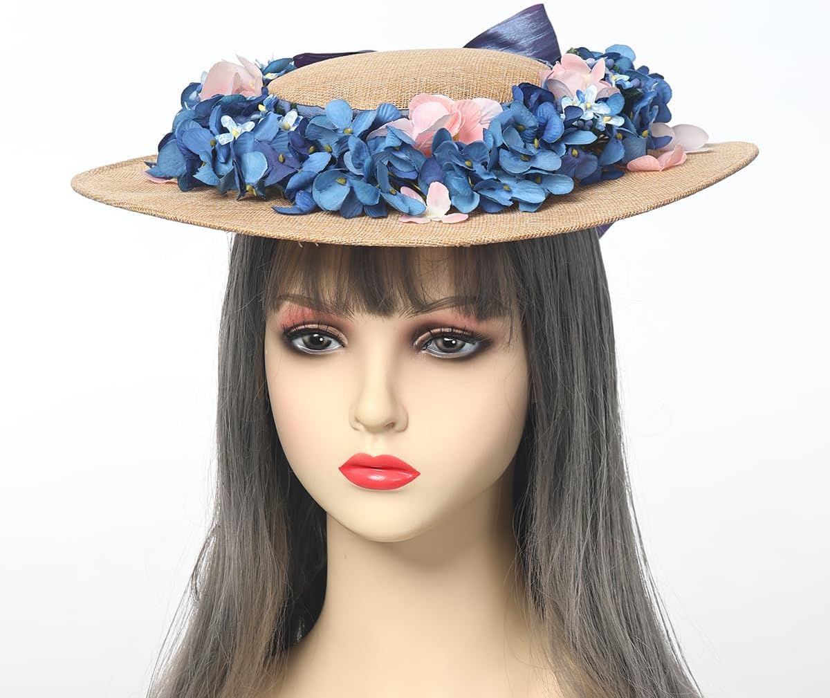 COSDREAMER Victorian Hat Girls Women Tea Party Sun Hat Small