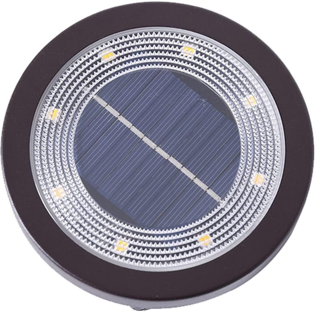 VUIKLCty Landscape spotlights outdoor Solar lighting underground lights, IP65 waterproof decorative garden lights, (Color : Warm light, Size : 11.5cm*10)(11.5cm*10)