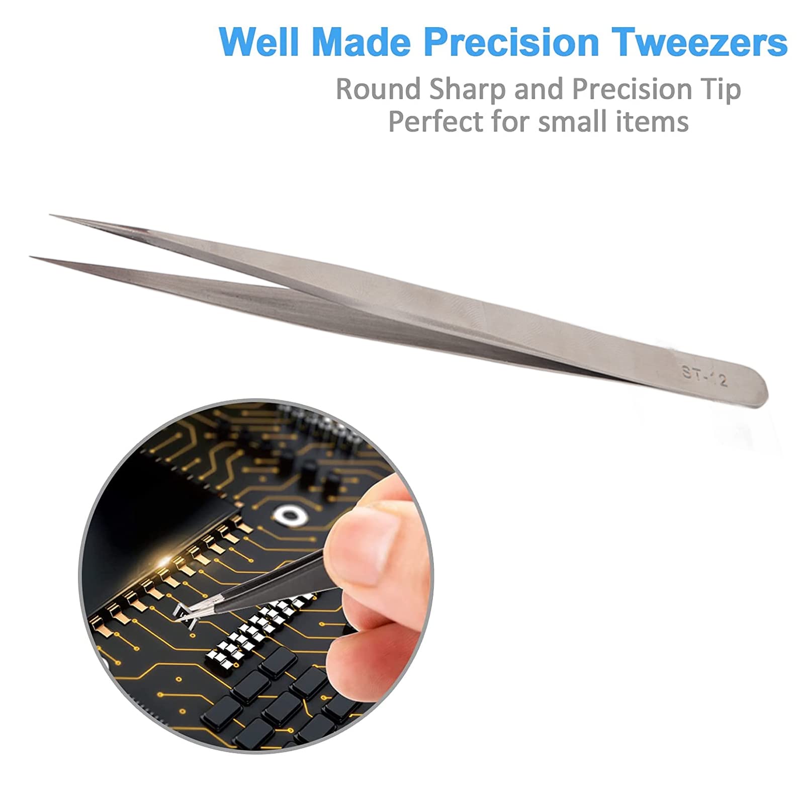 Pinzetta Micro Per Tessuti In Metallo Adson 12cm - Foto 2