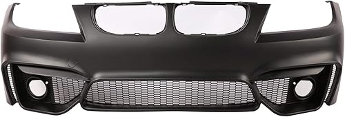 Miniatura 3 de PENSUN Parachoques delantero M4 M3 F80 para BMW E90 E91 2009-2011 Serie 3 sin agujeros PDC con luces antiniebla (no compatible con M4 M3 F80)