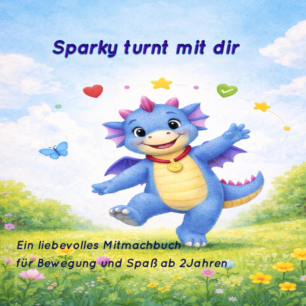 Sparky turnt mit dir: Ein liebevolles Mitmachbuch für Bewegung und Spaß ab 2 Jahren