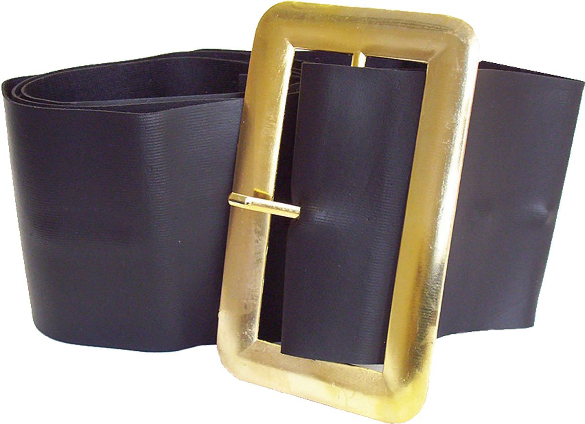 Bristol Novelty Black Christmas Party Accessory Santa & Pirate Of The Caribbean Belt Uk